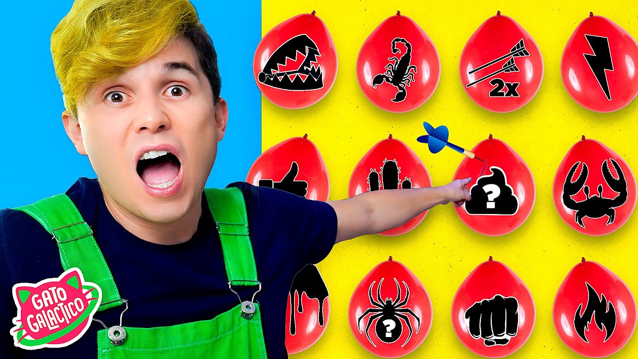 100 BALÕES MISTERIOSOS MAS SÓ UM DEIXA VOCÊ SAIR... ( 100 Mystery Buttons Balloons )