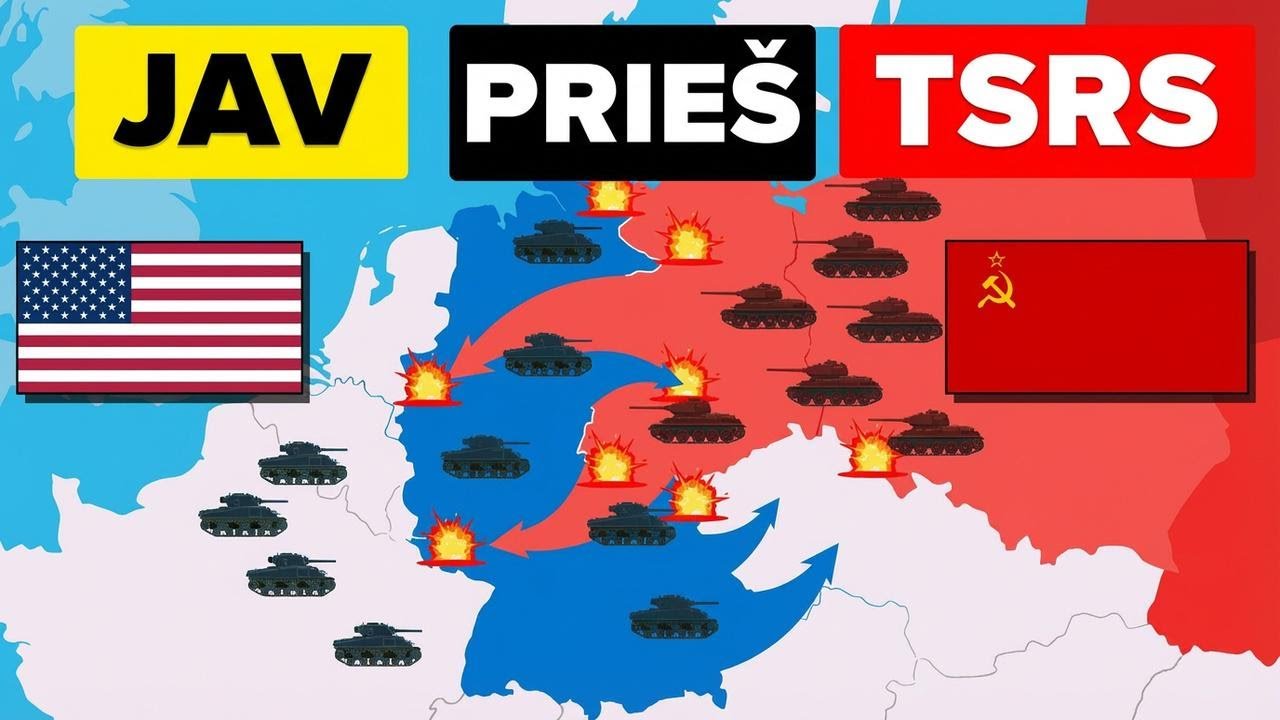 Kas būtų laimėję, jei po Antrojo pasaulinio karo būtų kilęs JAV ir Sovietų sąjungos karas?