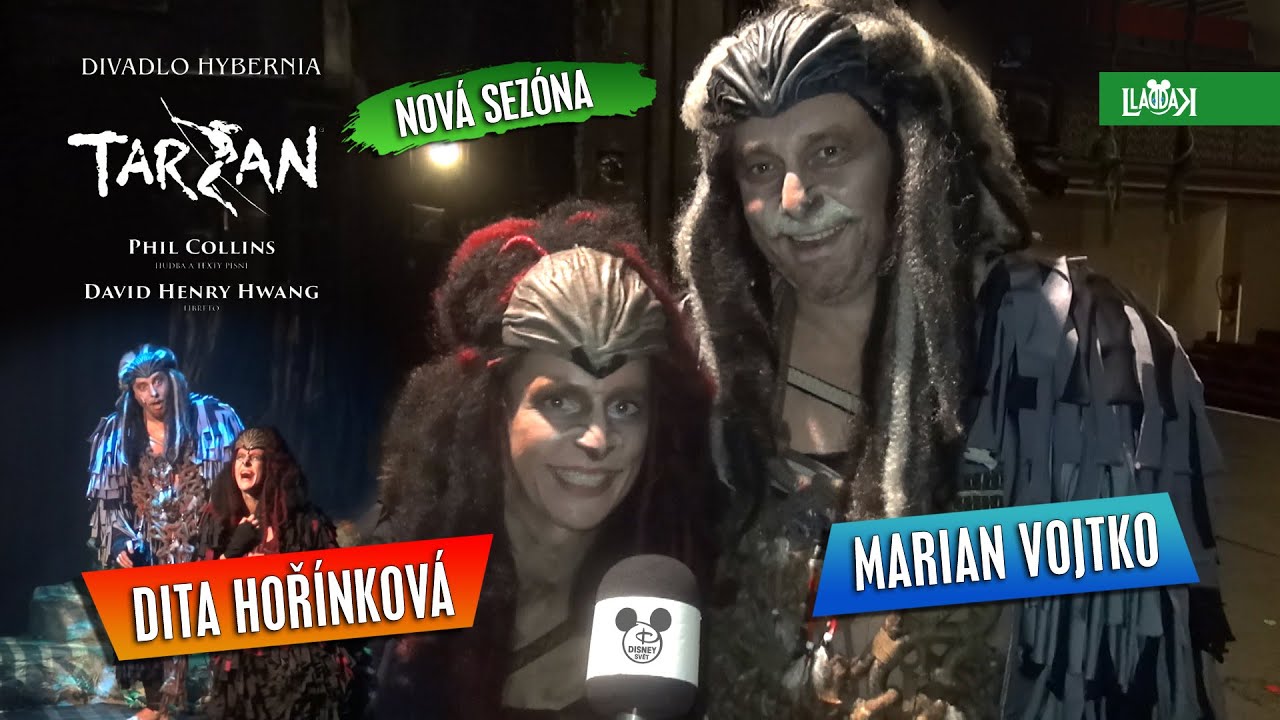 Dita Hořínková a Marian Vojtko 🌿 Muzikál TARZAN -Rozhovor nové sezóny | Divadlo Hybernia | září 2020