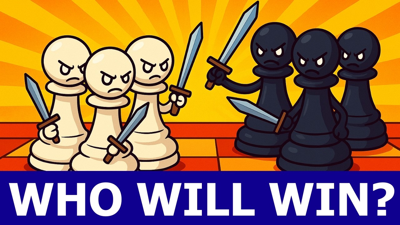 3 vs 3 Pawn Breakthrough | Chess Endgame Strategy for Beginners