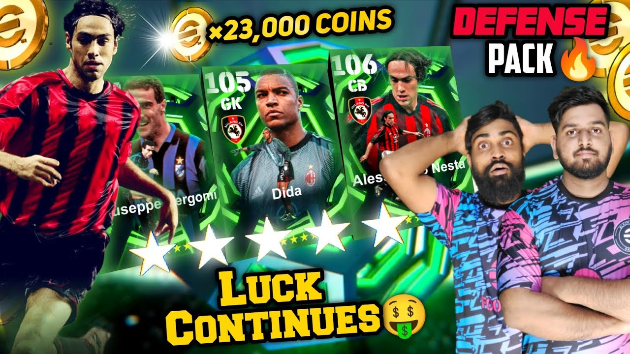 23,000+ Coins🤑 In 106 Nesta + Dida Italian Guardians Combined Epic Boxdraw E-FOOTBALL 2026🔥 Wipe Out