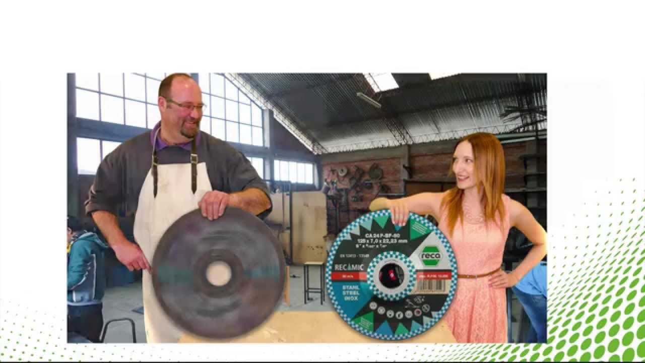 RECAMIC Schruppscheibe f&uuml;r Stahl und Edelstahl