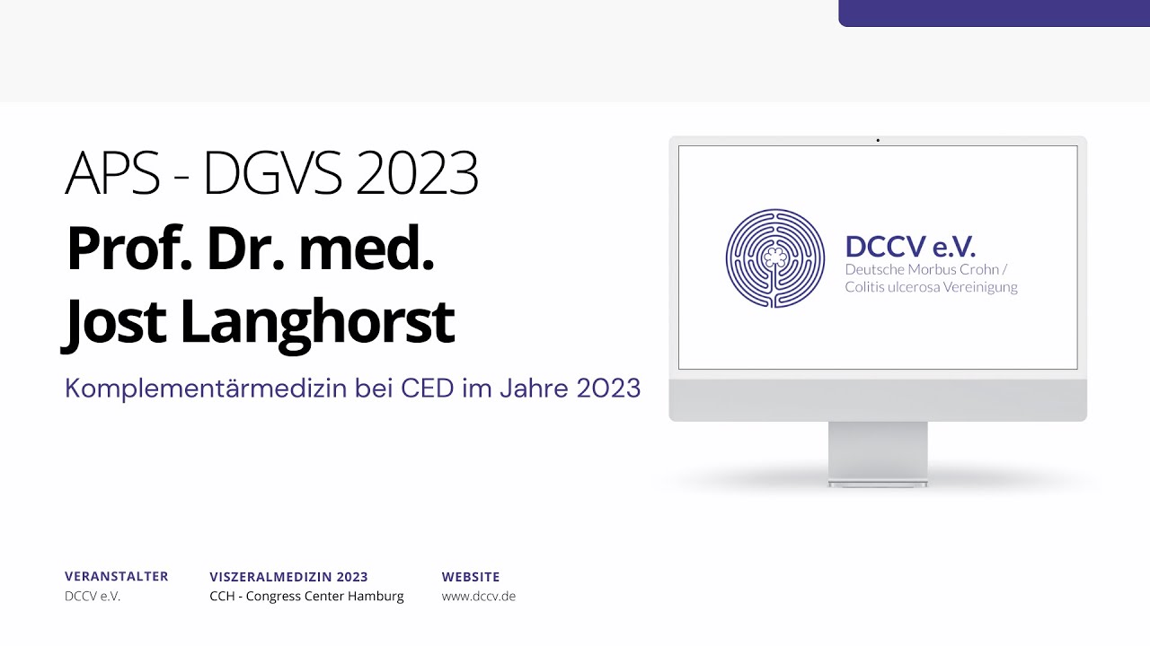 Komplementärmedizin bei CED im Jahre 2023 | Prof. Dr. med. Jost   Langhorst | #ced