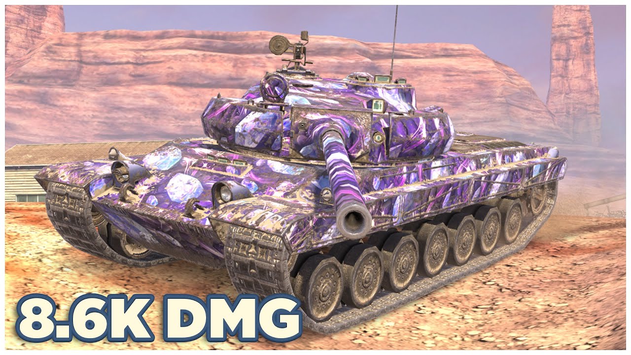 Vz. 55 • 8.6К УРОНА 6 ФРАГОВ • WoT Blitz