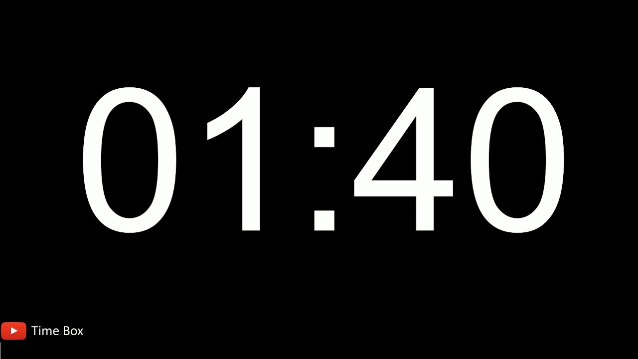 Takt Clock 100 Seconds / 1 Minute and 40 Seconds Interval Timer