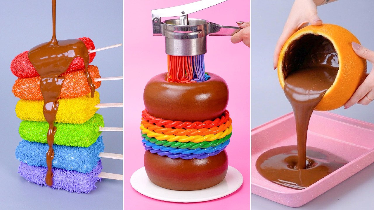 DIY Chocolate Dessert | Unique Chocolate Cake Decorating Ideas At Home