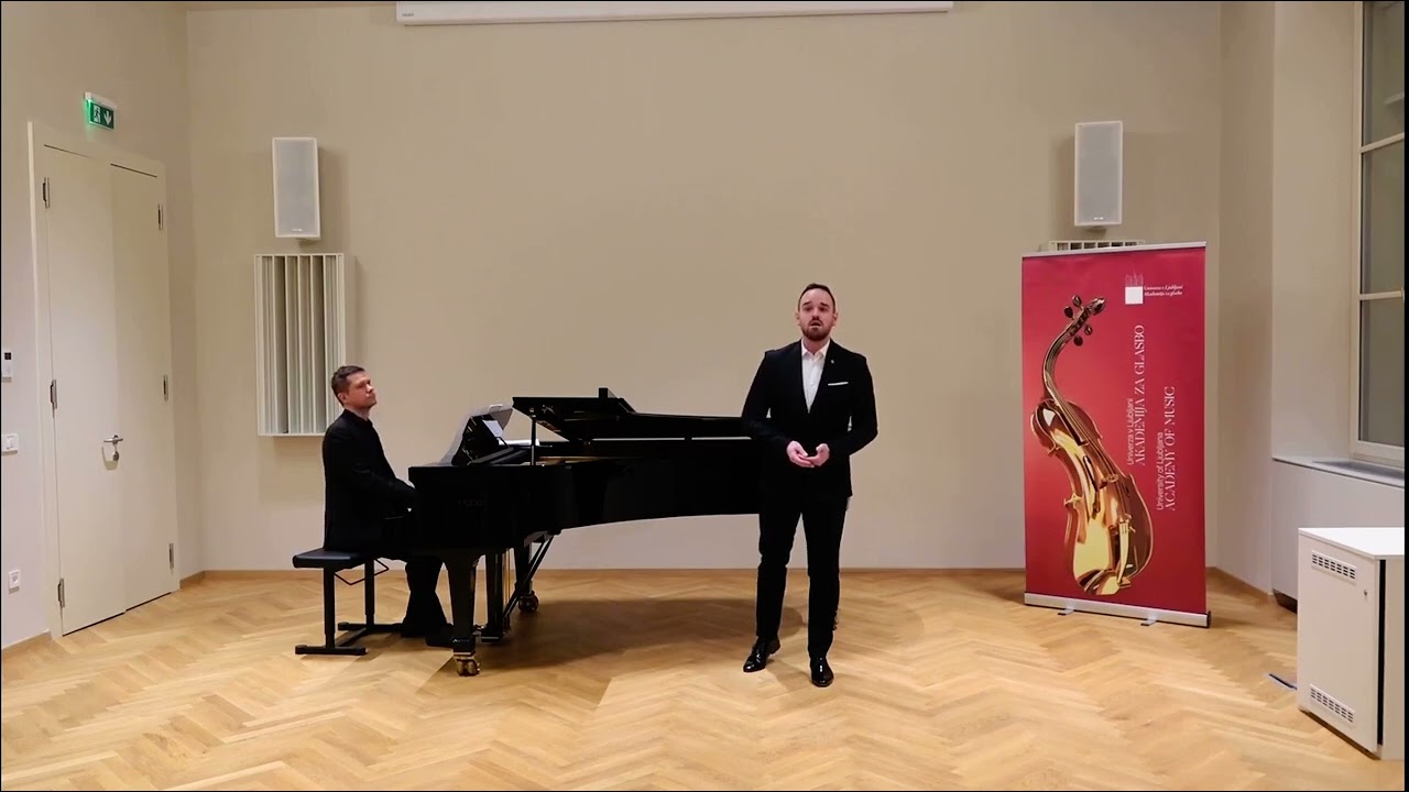 Žiga Lakner (tenor) - Un' aura amorosa (Mozart, opera Cosi fan tutte)