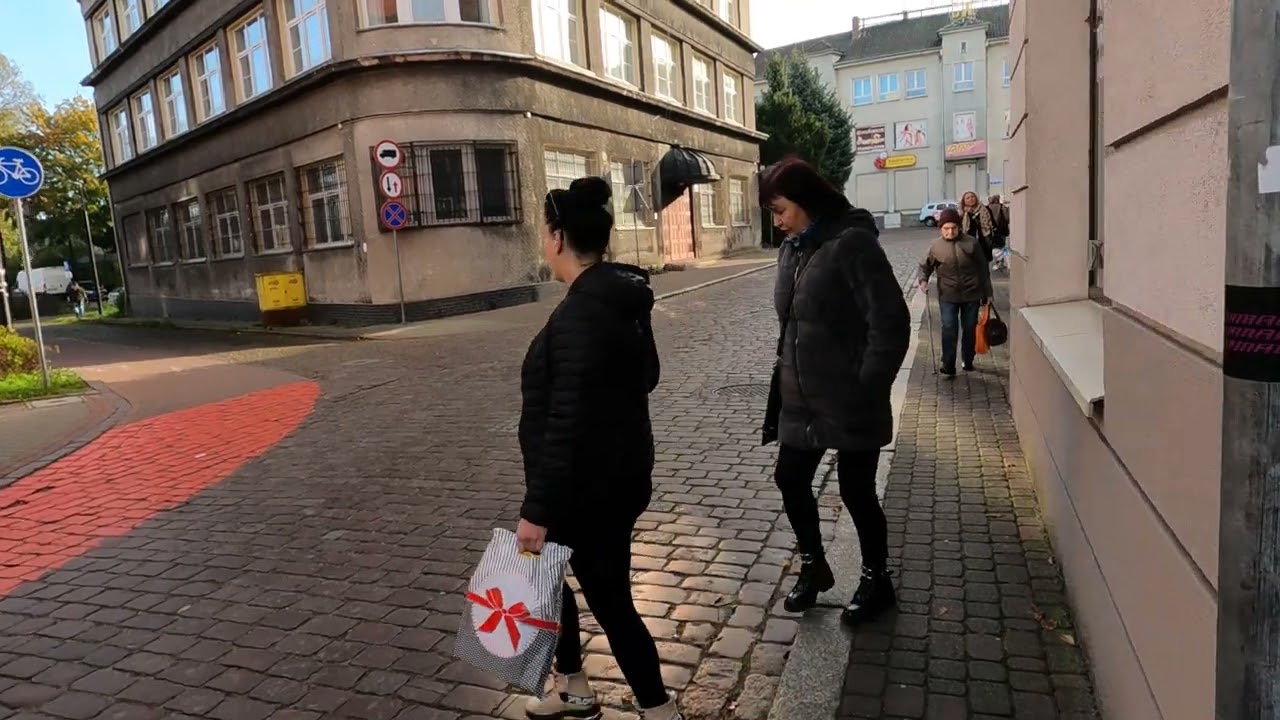 afternoon walk in Bialogard