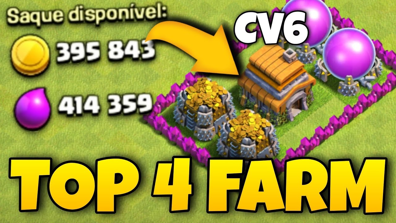[2025] Como Farmar no CV6, As 4 Melhores Estratégias Para Conseguir Muitos Recursos Clash of Clans