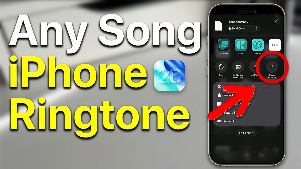 How to set ANY song as iPhone Ringtone in iOS 26 (in Minutes)