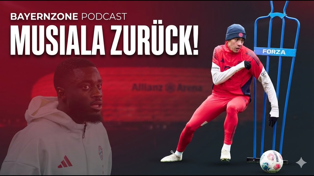 💥 ENDLICH! Musiala Comeback im Training | Upamecano: 65 Mio Klausel & Gehaltspoker? 🔴