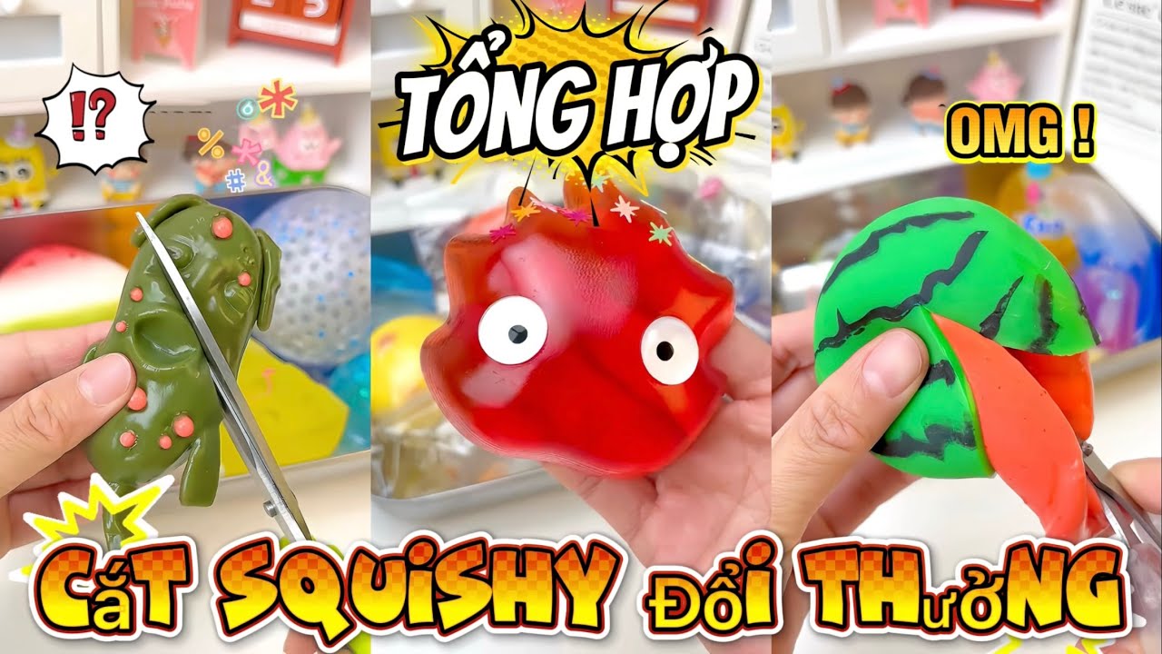 Cắt Squishy Đổi Thưởng MỚI NHẤT | Squishy Utraman Bị Béo Phì.. Hài Hước(Quỳnh Vịt)