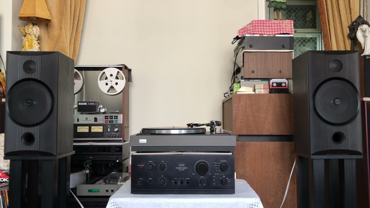 Sansui FR-1080 黑膠唱盤 林志美 - 你的眼神