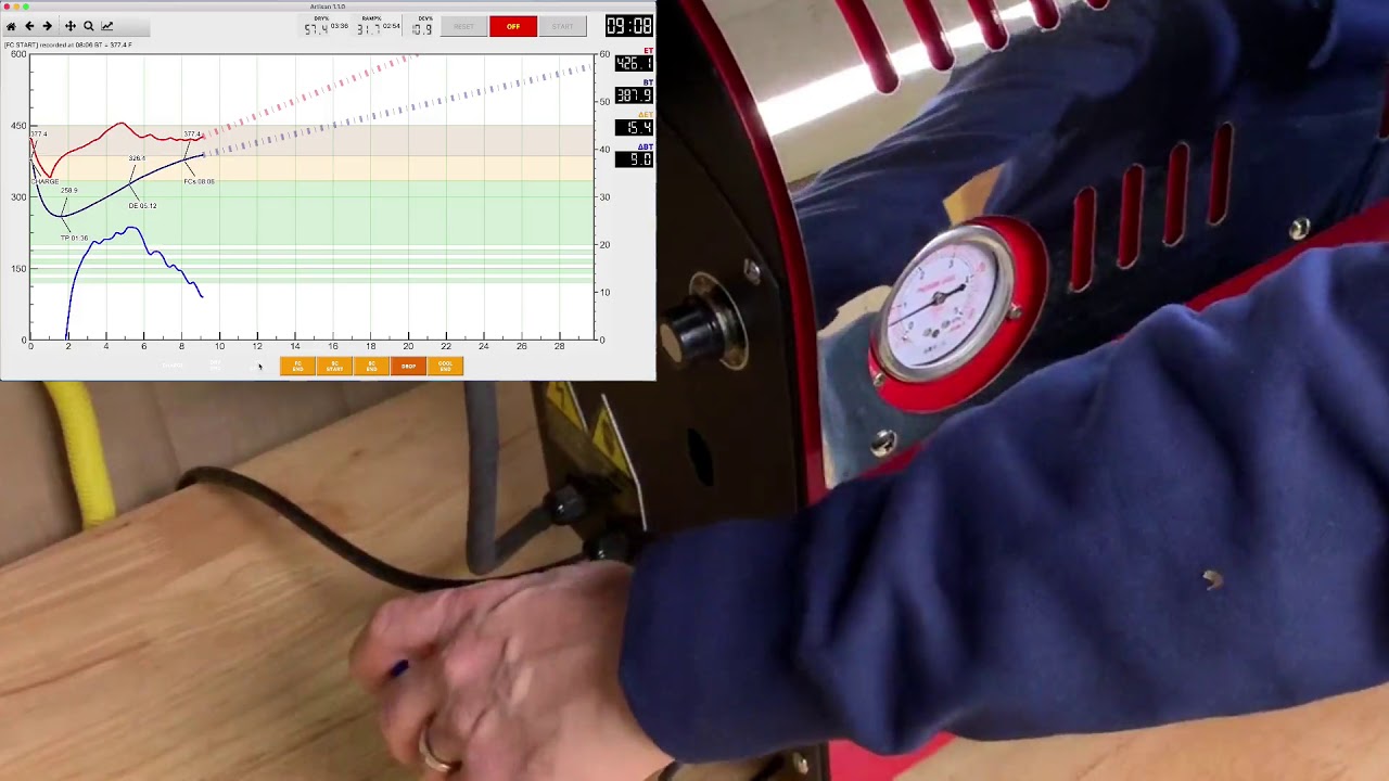 Home Roasting Kenyan Peaberry on Mill City 500 Gram Coffee Roaster