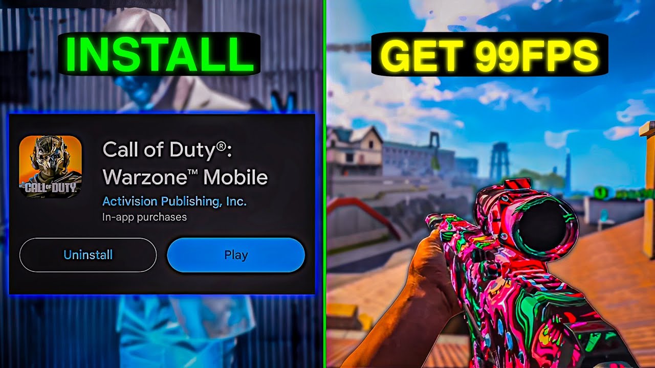 How To INSTALL Warzone Mobile & MAX It To 99FPS (Optimized WZM)