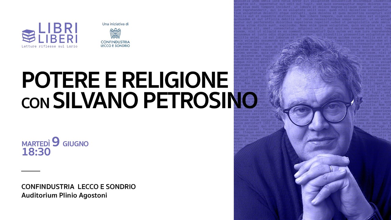 Libri Liberi |4| Potere e Religione | Con l&rsquo;Autore Silvano Petrosino