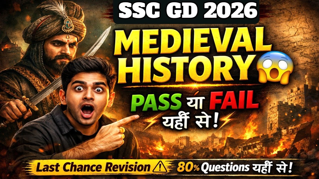 SSC GD 2026 MEDIEVAL HISTORY Complete in One Video 🔥 | Fastest Revision  | Alpha Thinkers