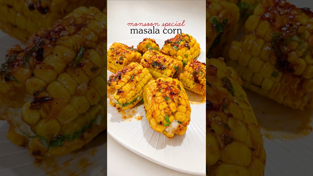 Monsoon Special Spicy Masala Corn #masalacorn #spicycorn #bhutta #monsoonrecipe #barishreels #makai