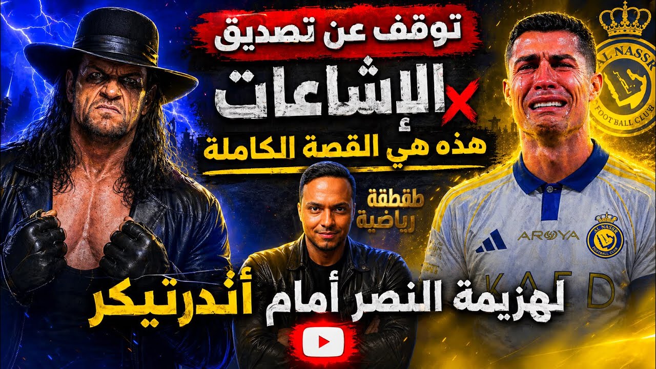 اول فريق في العالم يـ ـنجلـد في نهائي امام مصار ( اندرتيكر ) - طقطقة رياضية 