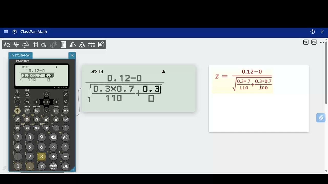 Uso de la calculadora científica en el curso de Bioestadística