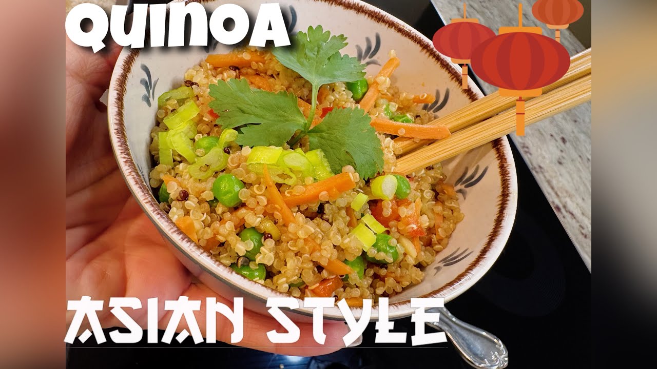 Quinoa Asian style 🥢Saludable y llena de sabor