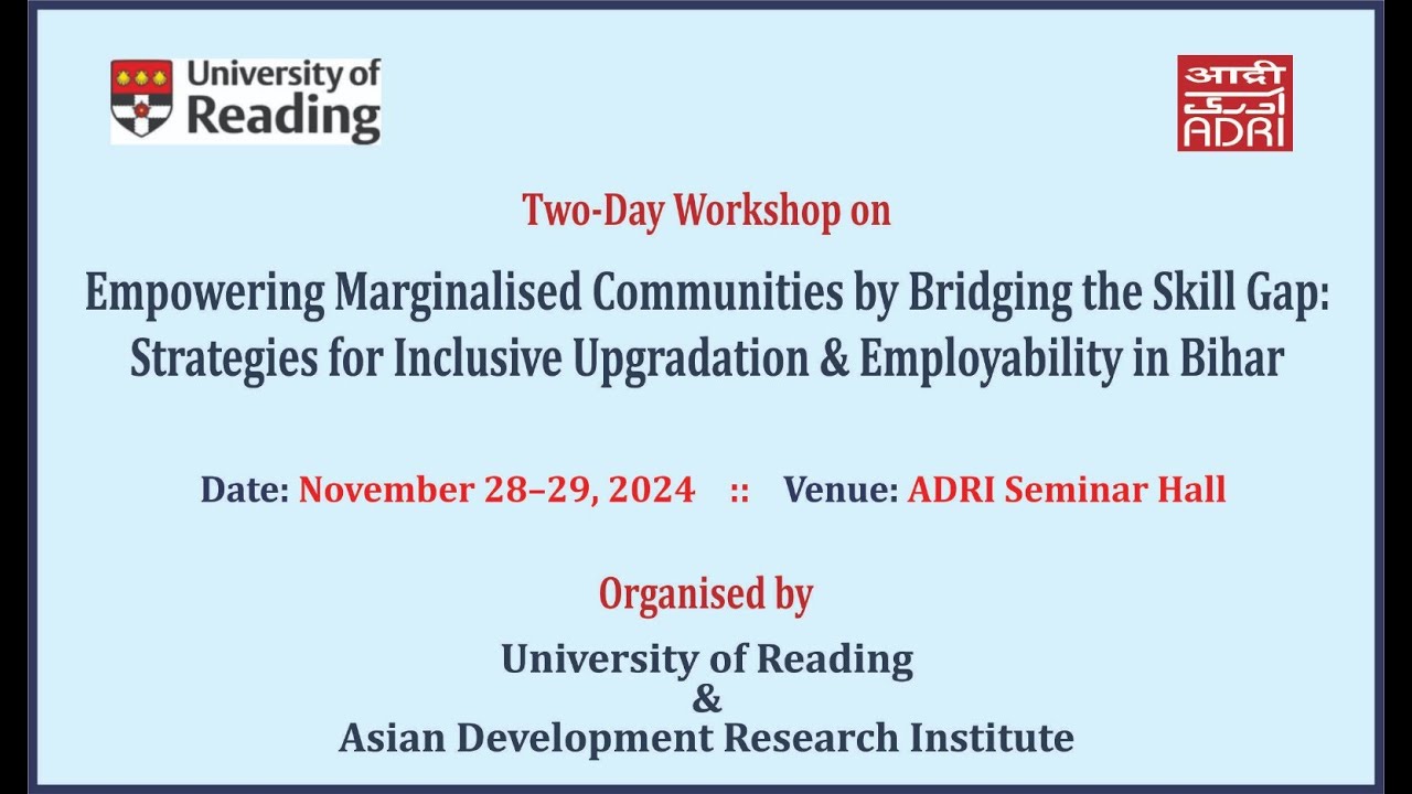 Workshop on Empowering Marginalised Communities by Bridging the Skill Gap - Day 1