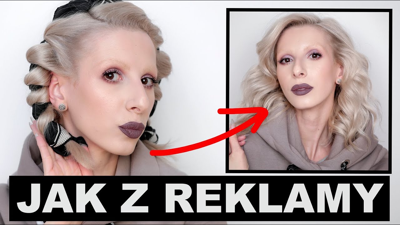 Zmieniłam szlafrok na opaskę do robienia loków! Efekt jak z pokazu VS przy włosach do ramion!