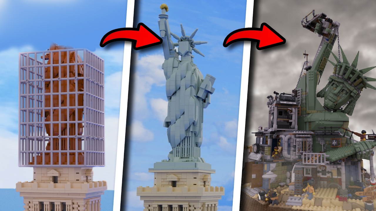 LEGO Statue of Liberty Evolution 🗽