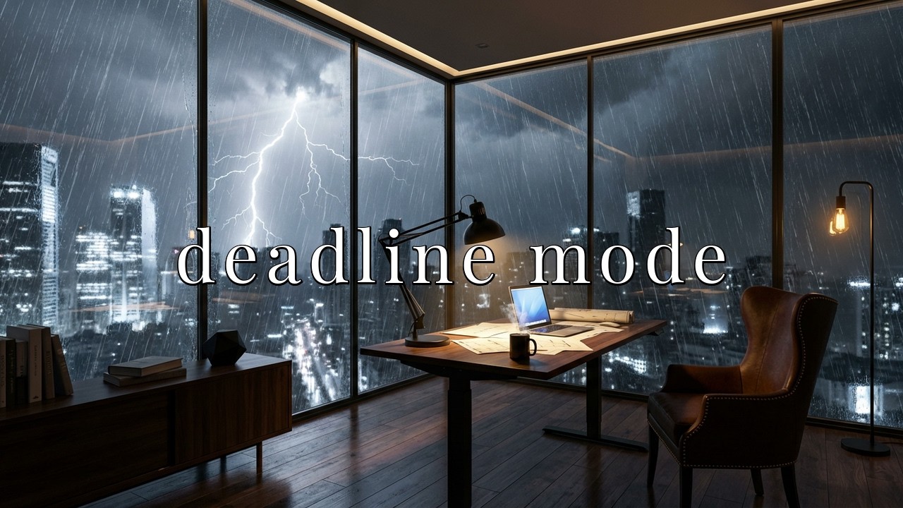 Deadline Mode — 1 Hour Deep Focus Chillstep Mix for Deep Work
