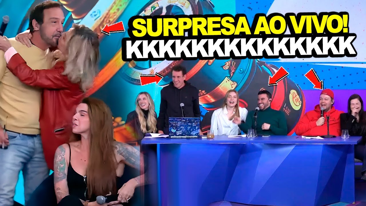 ELENCO DO PÂNICO FOI SURPREENDIDO POR SUAS ESPOSAS E O PROGRAMA SAIU DO CONTROLE