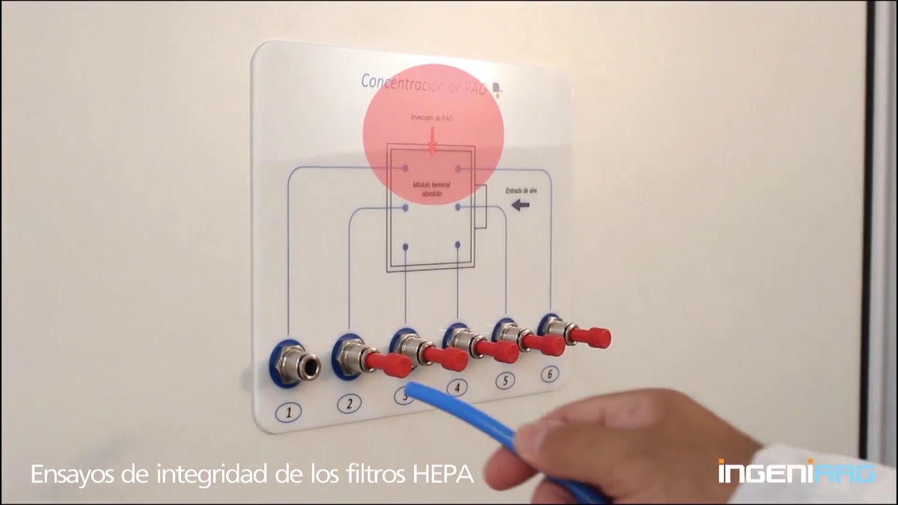 Ensayos de integridad de los filtros HEPA   2018