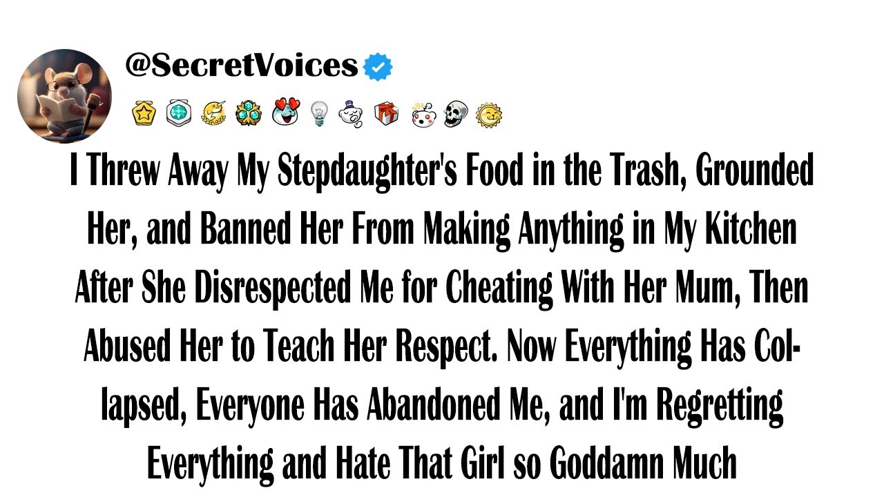 I Threw Away My Stepdaughter's Food in the Trash, Grounded Her, and Banned Her From Making Anythi...