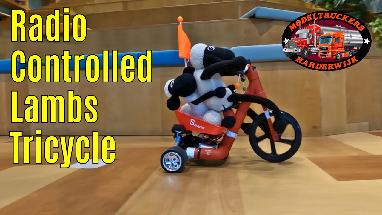 The homemade Radio Controlled Lambs Tricycle