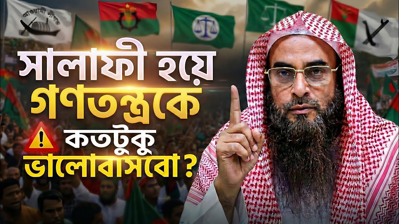 আমরা একজন সালাফী হয়ে গণতন্ত্রকে কতটুকু ভালোবাসবো?— শায়খ মতিউর রহমান মাদানী