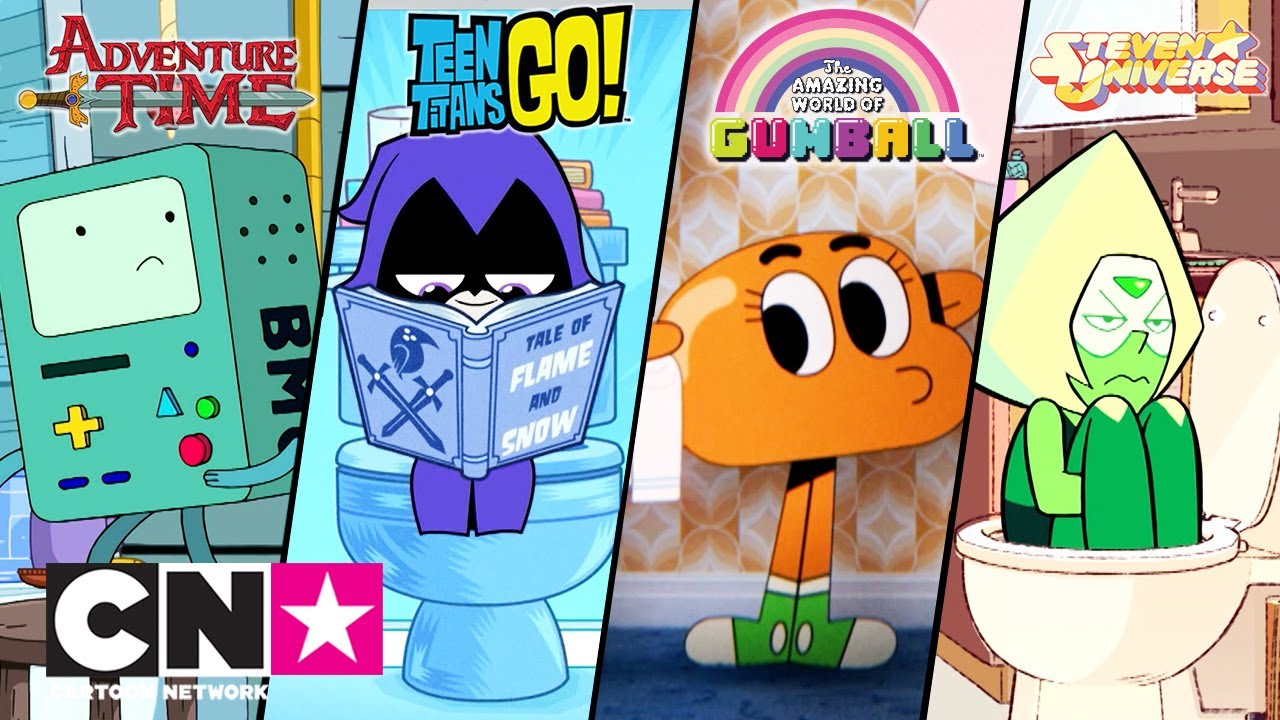 Adventure Time + Teen Titans go! + Gumball + Steven Universe | Badezimmer Erlebnisse | CN