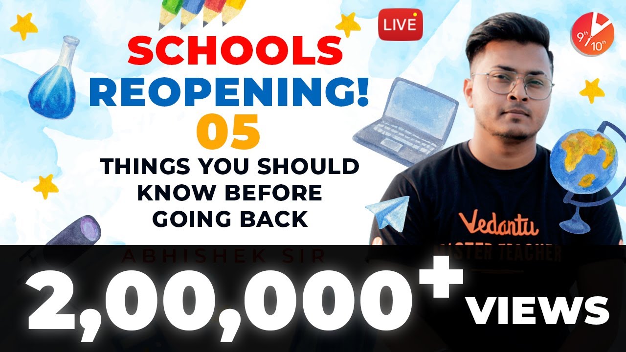 Schools Reopening on 21st September 2020!! 5 Things You Should Know Before Going Back | Vedantu