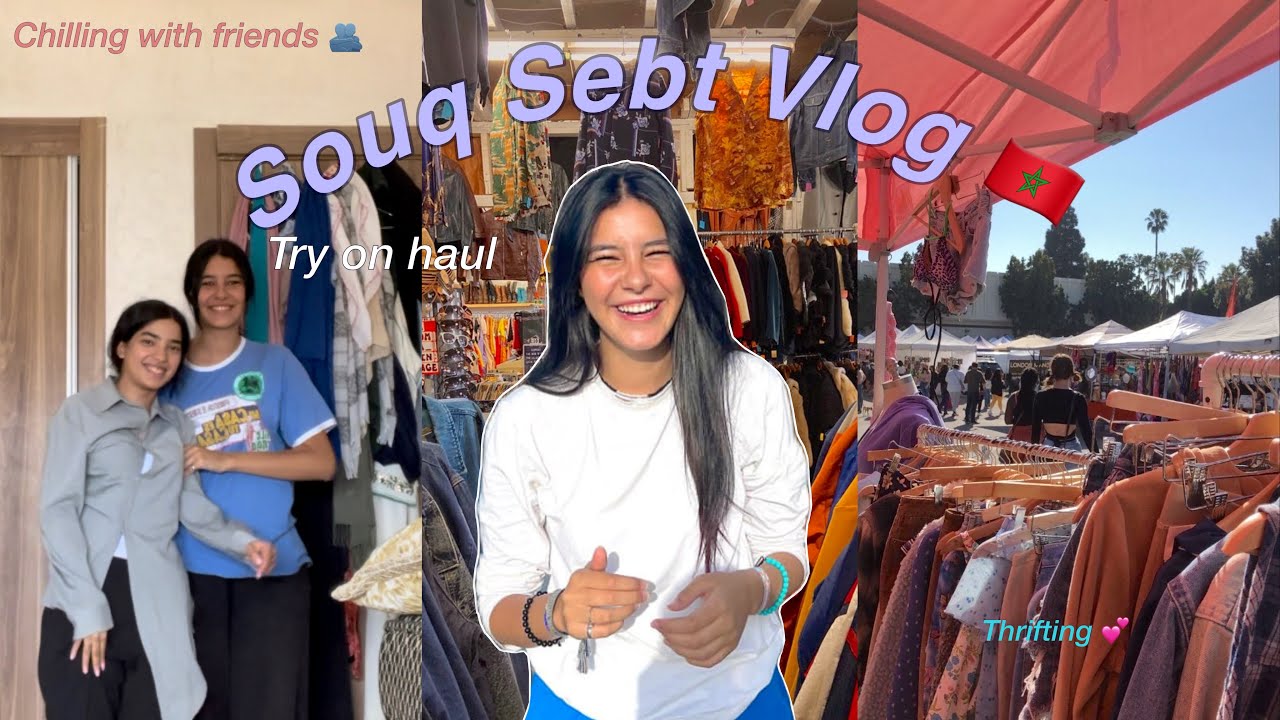 Souq sebt thrift vlog ✨💕| مشيت مع صحاباتي لسوق سبت مع 6 دصباح 🫶 موت ديال ضحك 😂