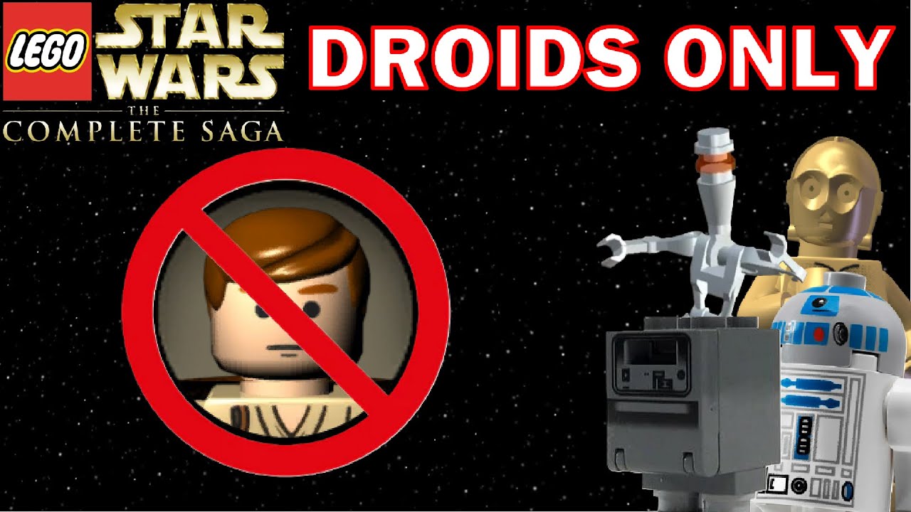 Can You Beat LEGO Star Wars Using DROIDS ONLY?
