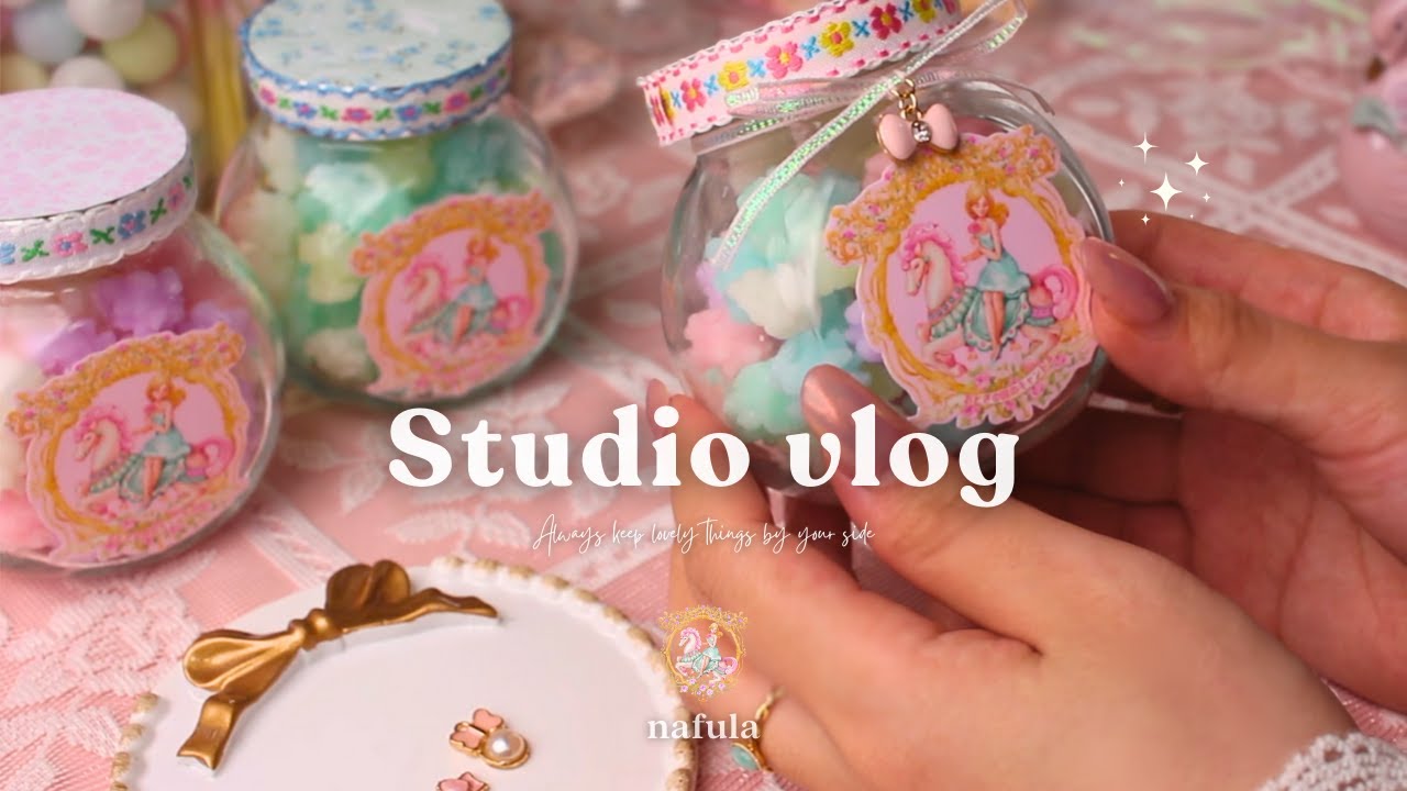 【ハンドメイド作家の日常】こんぺいとうみたいなキャンドル作り｜作業がはかどる工夫｜好きなものを大事にする時間