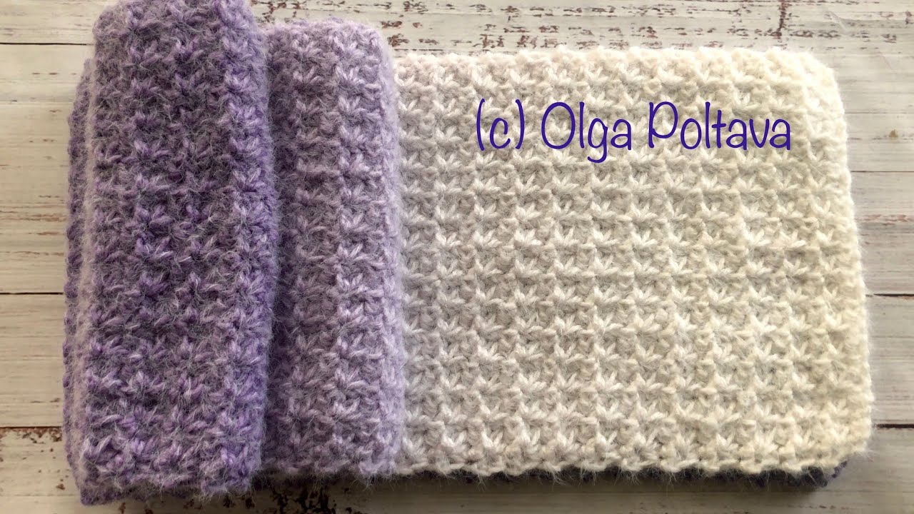 Cómo tejer una bufanda. Bufanda Fácil con Caron Colorama Halo 🧶