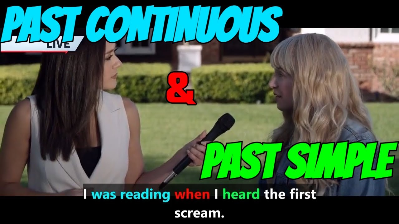 Past Simple & Past Continuous in MOVIES