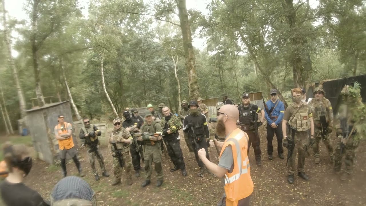 Airsoft tug of war (ft. unicorn) - RedAlert Airsoft