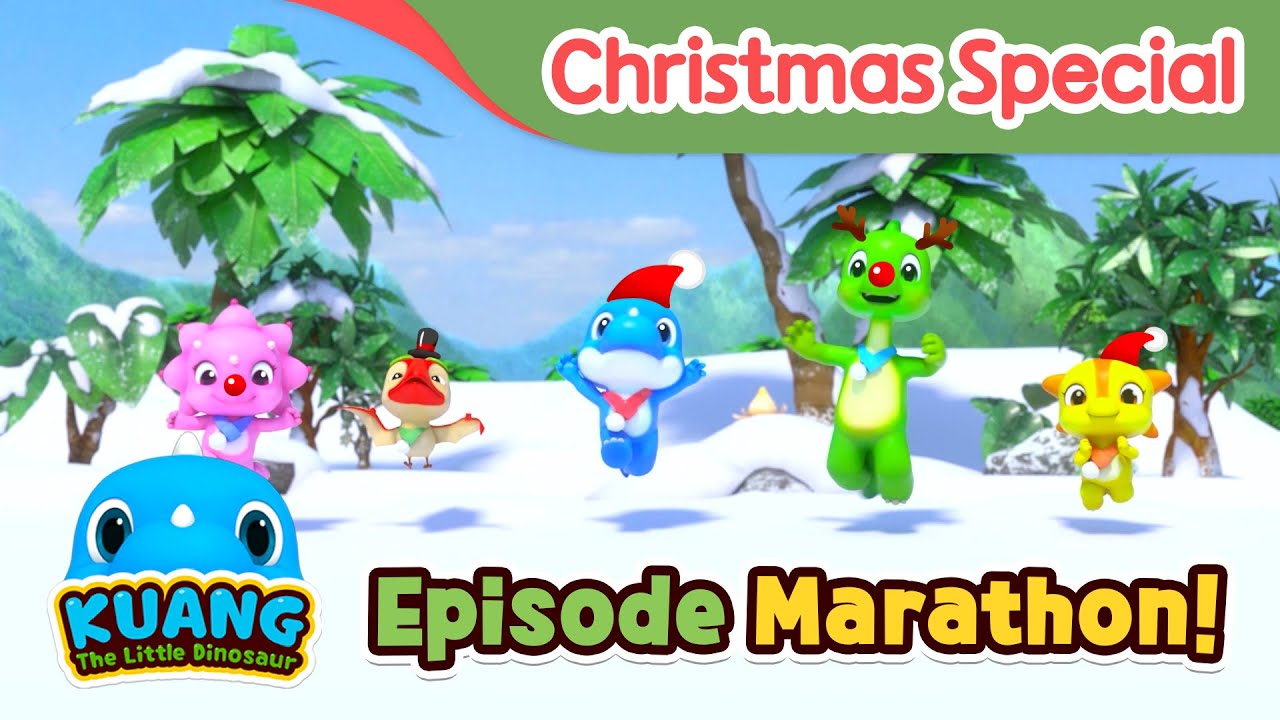 🎄Christmas Special❤ Binge-Watch the Episodes with Kuang🎁 2hour | Dinosaur Animation | Healthy Habits
