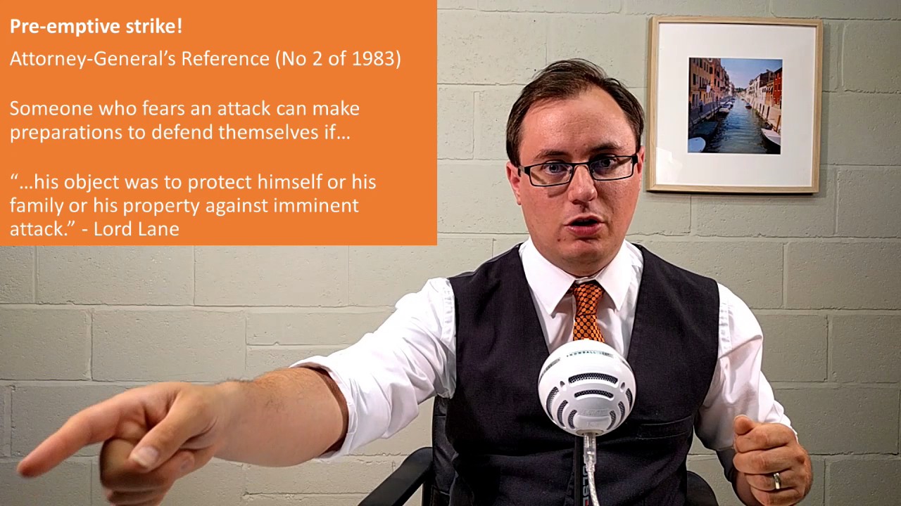 Criminal defences - Self defence & prevention of a crime PART ONE