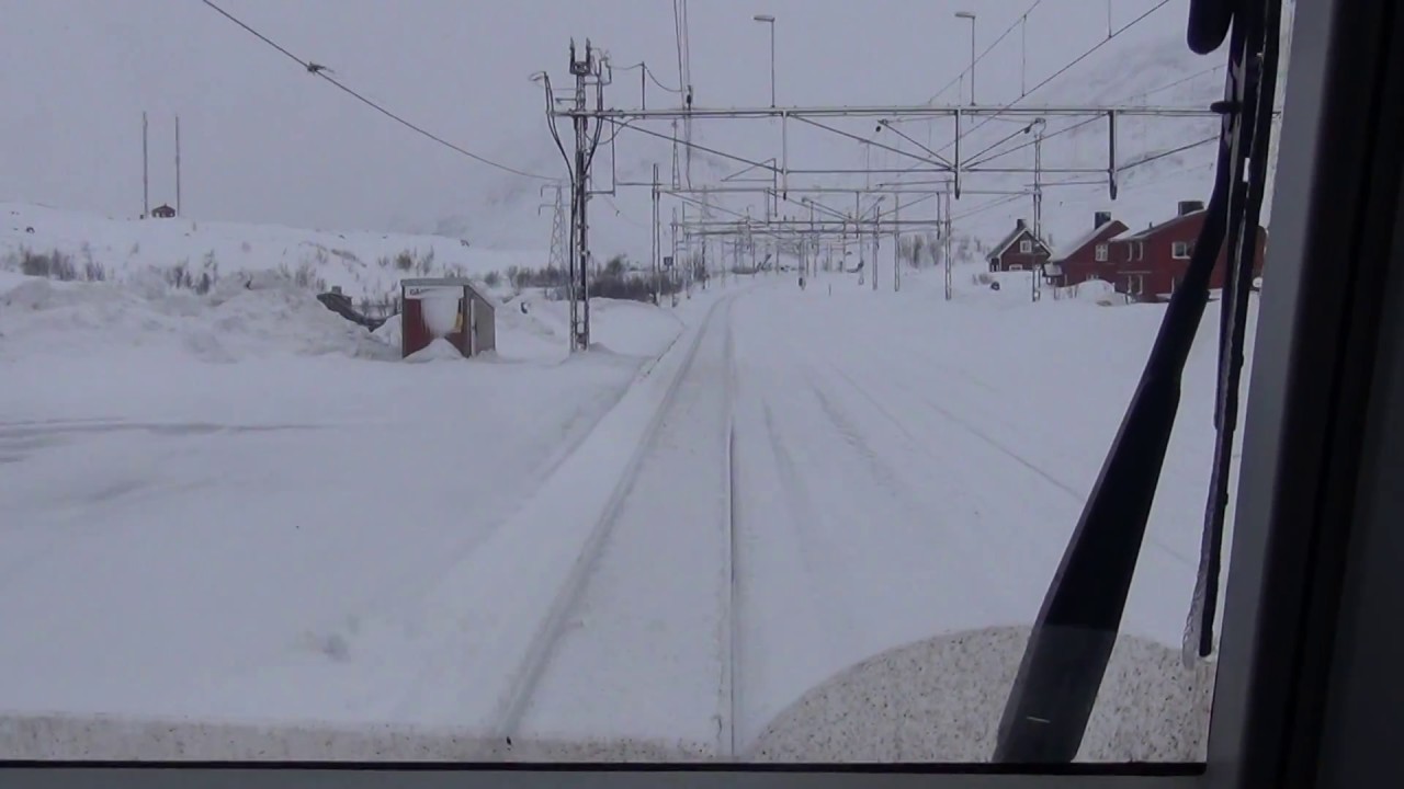 IORE 119 (LKAB, Sweden) cabview Malmbanan Vassijaure