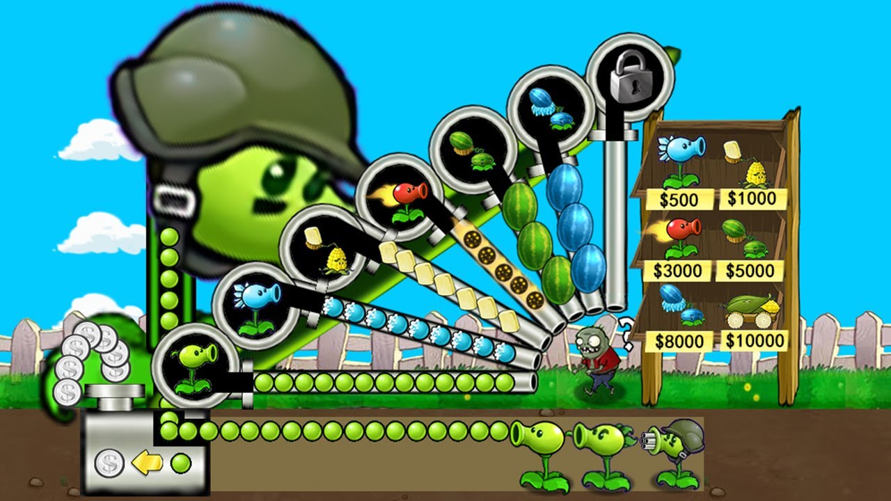 Strongest Fusion Plant. 296 Plants Vs. Zombies PvZ Plus pvz funny moments