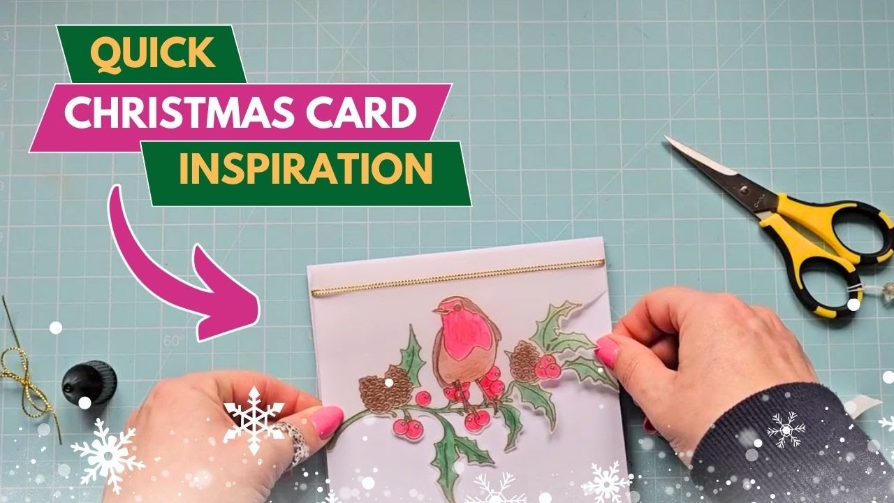 Quick Christmas Card Making Tutorial by Ann Melvin | Card Making Magic | CraftStash