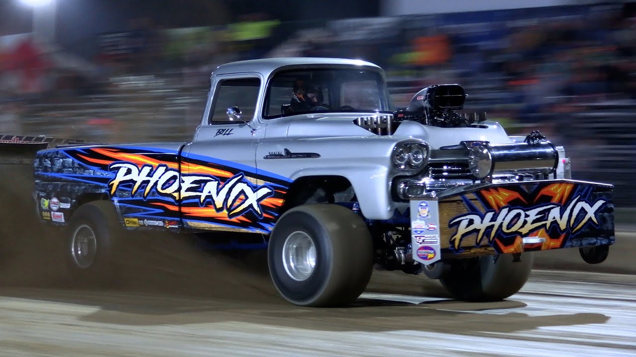 Super Modified/Super Stock Diesel 4WD Truck Pulling! OSTPA Lorain County Fair Pull! Wellington, OH