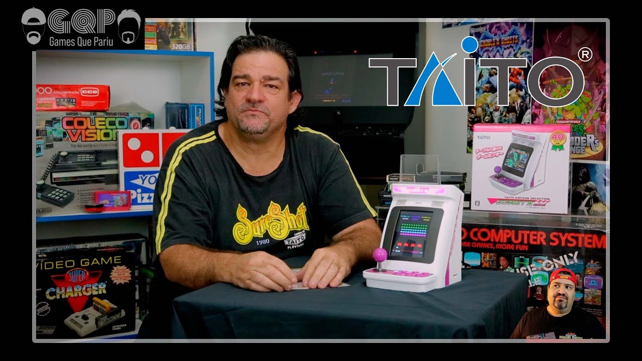 GQP - Mais um Arcade Mini Batutinha - Taito Mini Egret II - O pequeno notável da empresa japonesa.