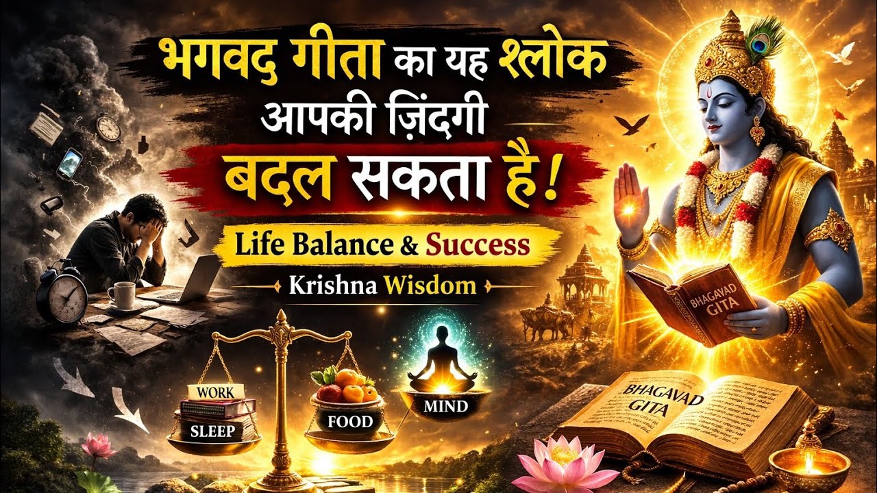 भगवद गीता का यह श्लोक आपकी पूरी जिंदगी बदल सकता है | Krishna Wisdom